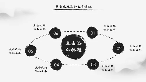 大气水墨风公安警察宣传汇报动态PPT模板