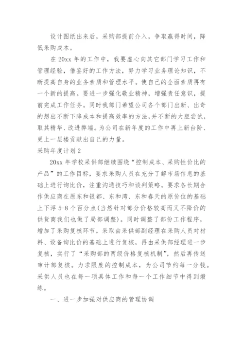 采购年度计划_1.docx