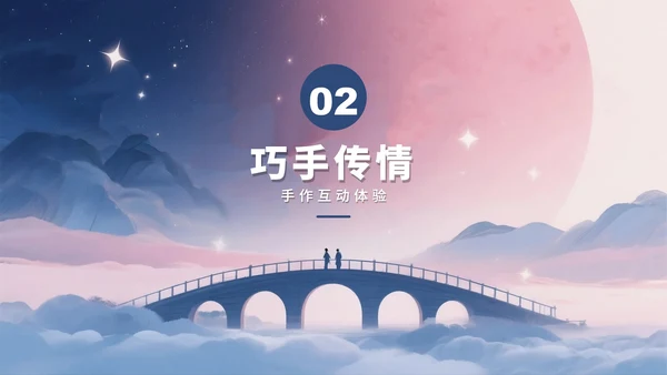 紫色浪漫水彩风七夕节营销活动策划PPT模板