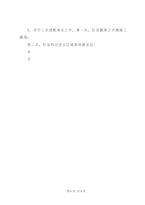 消防疏散逃生演练记录 (2).docx