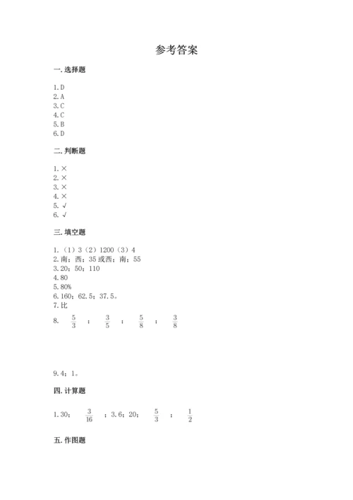 人教版六年级上册数学期末测试卷精品（各地真题）.docx