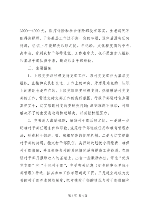 对基层党员干部队伍老龄化思考 (3).docx