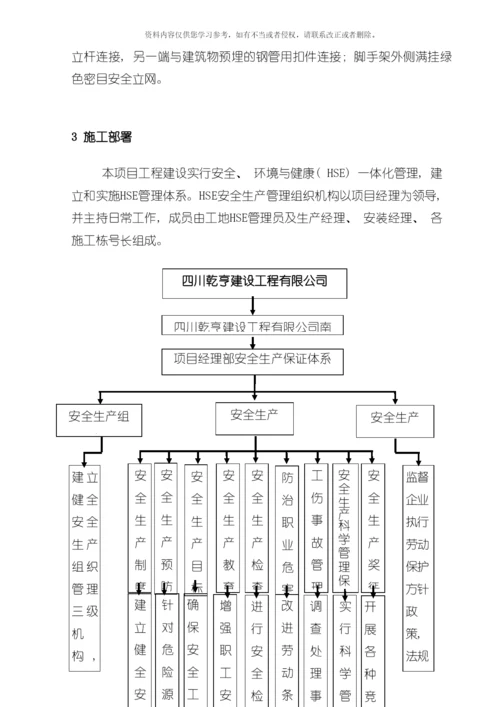 综合脚手架施工方案模板.docx