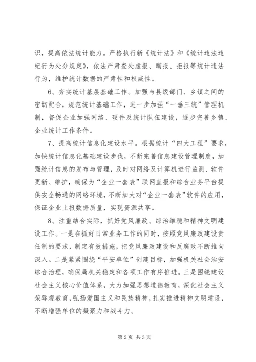 统计局XX年工作计划 (4).docx
