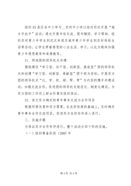 缔结友好协作团委的方案 (2).docx