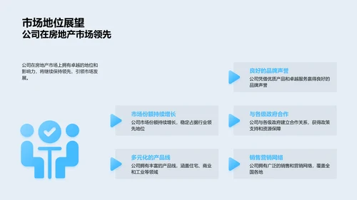 房产发展与员工同行PPT模板