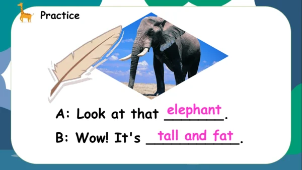 Unit3 At the zoo A let's talk 课件(共24张PPT)