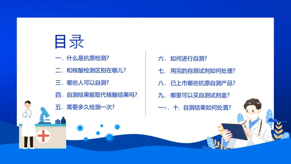 居民自测新冠病毒抗原操作流程PPT模板