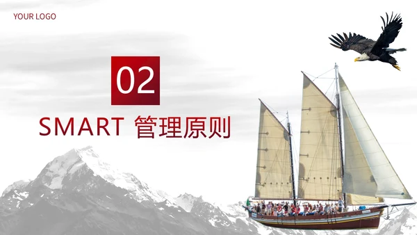 大气实用商务风目标计划管理SMART原则PPT模板