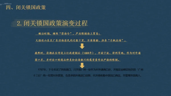 历史清朝君主统治通用PPT模板