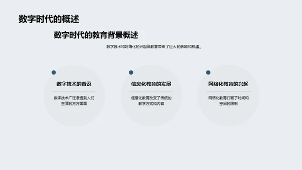 教育在数字化浪潮中