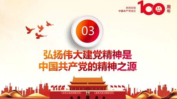学习中国共产党成立100周年大会讲话PPT
