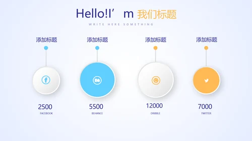蓝色医疗医生述职动态PPT