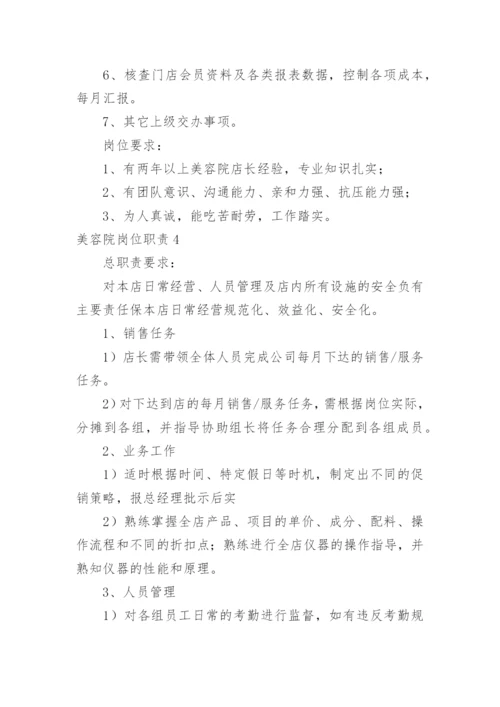 美容院岗位职责.docx