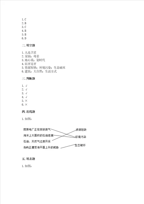 道德与法治部编版六年级下册期末测试卷学生专用