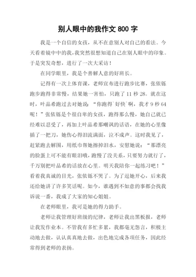 别人眼中的我作文800字.docx