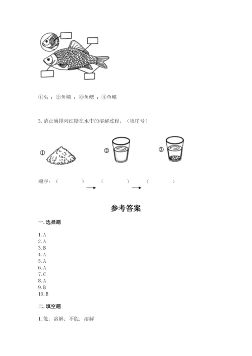 教科版一年级下册科学期末测试卷精品【名师系列】.docx