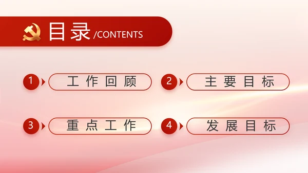 党建政府工作报告动态PPT