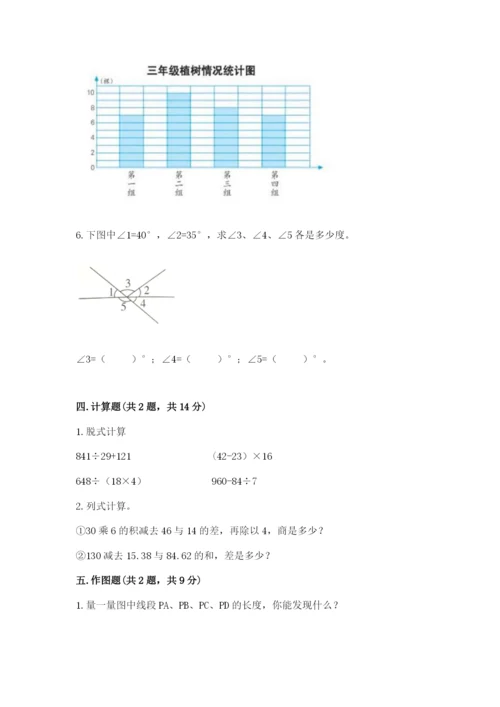 苏教版小学数学四年级上册期末卷有答案解析.docx