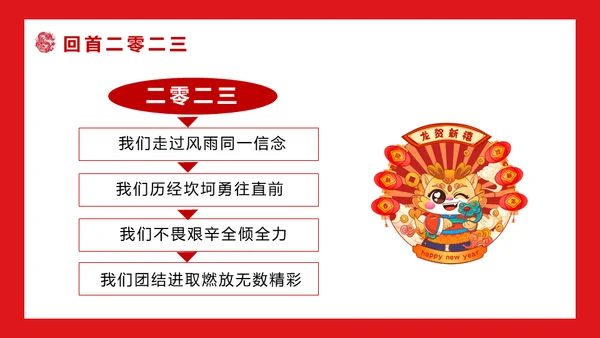 开门红公司联欢晚会通用PPT模板