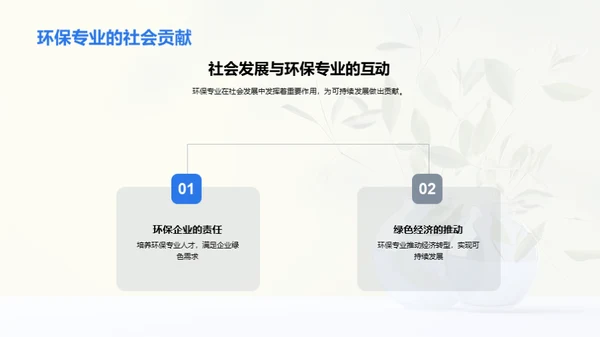 环保专业的未来路径