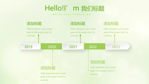 绿色小清新美容护肤宣传动态PPT