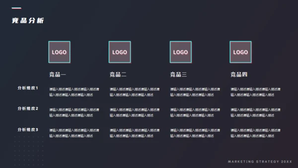 产品市场分析和推广计划通用PPT模板