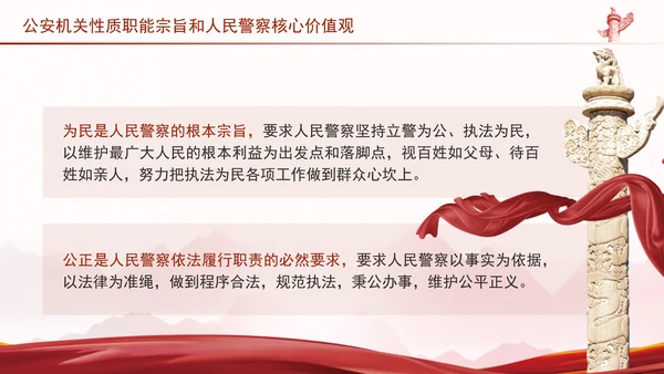 公安局主题教育专题党课公安机关性质职能宗旨PPT