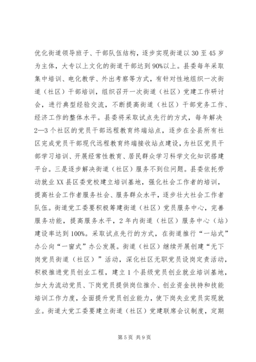 县委基层组织建设工作会讲话.docx