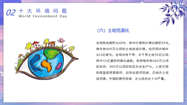 世界环境日通用PPT课件