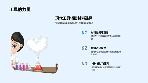 工程材料教学报告PPT模板