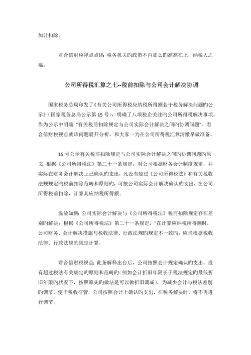 所得税汇算清缴9个专题问题解析.docx