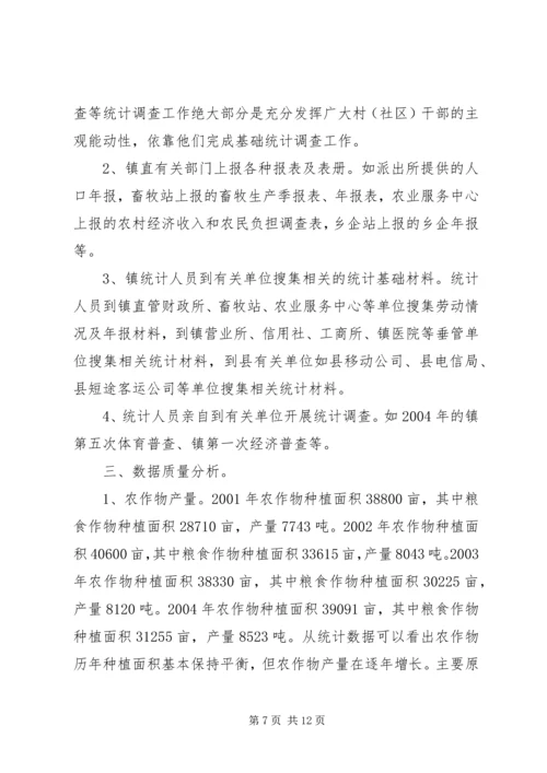 XX县区农村统计调查数据质量自查报告 (3).docx