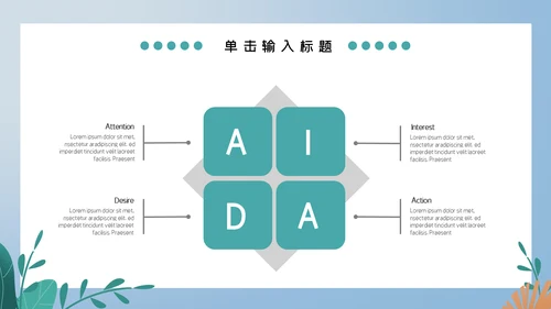 蓝色卡通儿童夏令营计划安排通用PPT模板