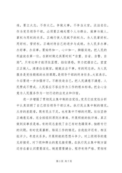 党支部汇总党性分析总结.docx