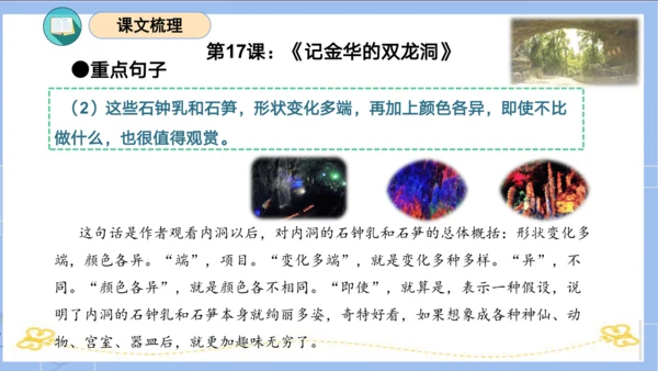 统编版四年级语文下册单元复习第五单元（复习课件）