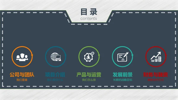 灰色卡通创业融资计划书通用PPT模板