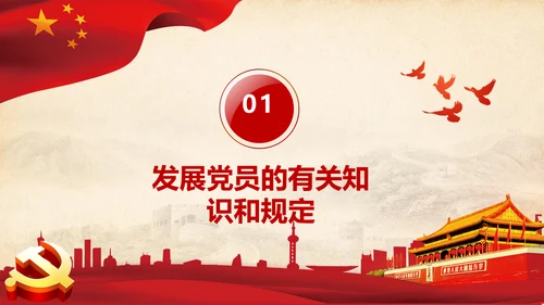 党委党支部微党课做合格党员应知应会PPT