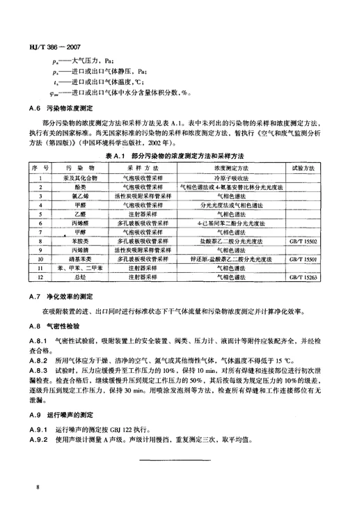 环境保护产品技术要求+工业废气吸附净化装置