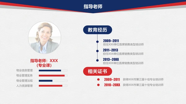 物业管理专业论文答辩通用PPT模板