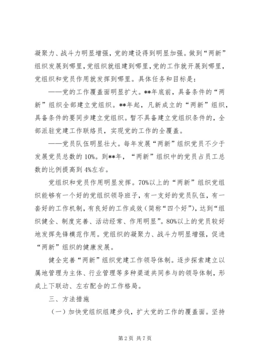 社会组织党建设计划.docx