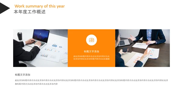 工作汇报述职报告年终总结PPT模板
