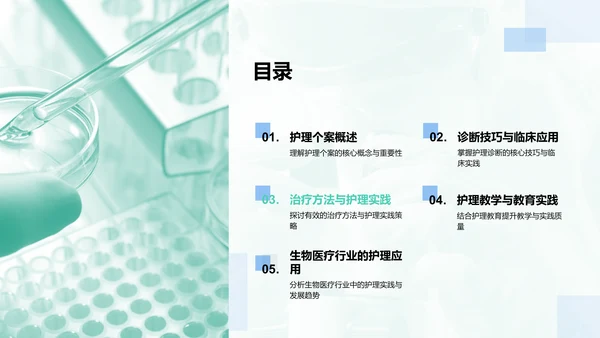 护理个案诊断与治疗讲解PPT模板