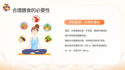 膳食营养健康全民营养周PPT模板