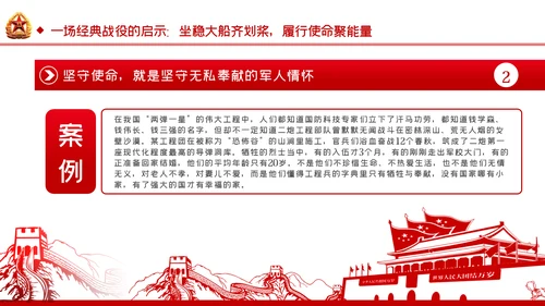 把强军报国的使命担当铆在岗位上爱岗敬业部队教育PPT