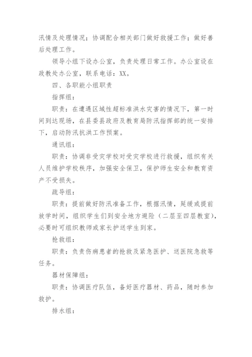 山洪灾害防御演练方案.docx