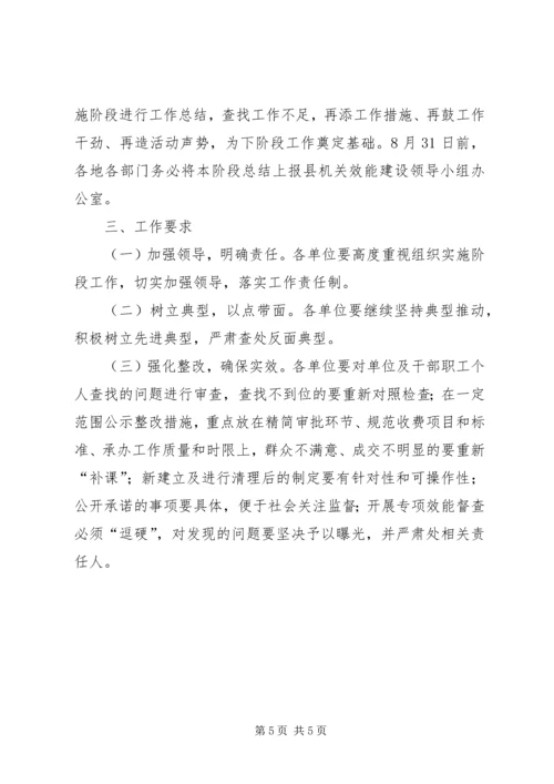 全乡机关效能建设实施意见.docx