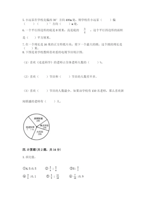 人教版六年级上册数学期末测试卷及答案（基础+提升）.docx