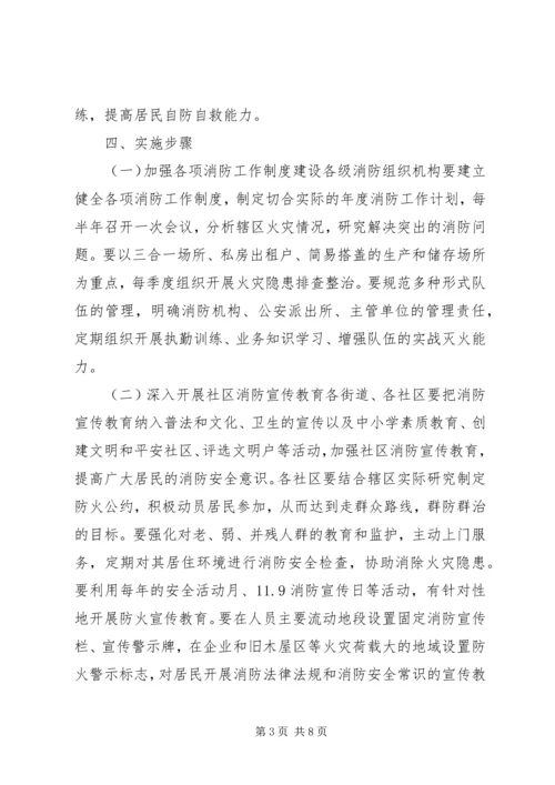 社区消防安全工作计划 (2).docx