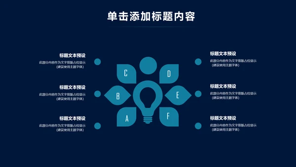 大气互联网智慧城市建设发展规划PPT模板